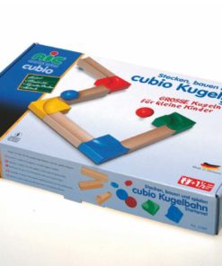 ZdjÄ™cie: Klocki do budowy kulodromu w opakowaniu - maÅ‚y zestaw podstawowy Nic Toys Cubio