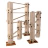 Kulodrom muzyczny Orkiestra – drewniany z dzwonkami – przykładowa konstrukcja